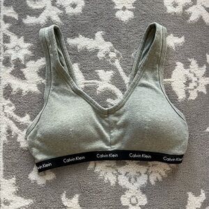 Calvin Klein Green Lounge Bra